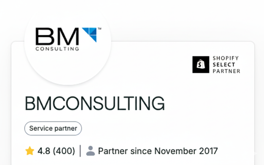 BM Consulting Is Now a Shopify Select Partner