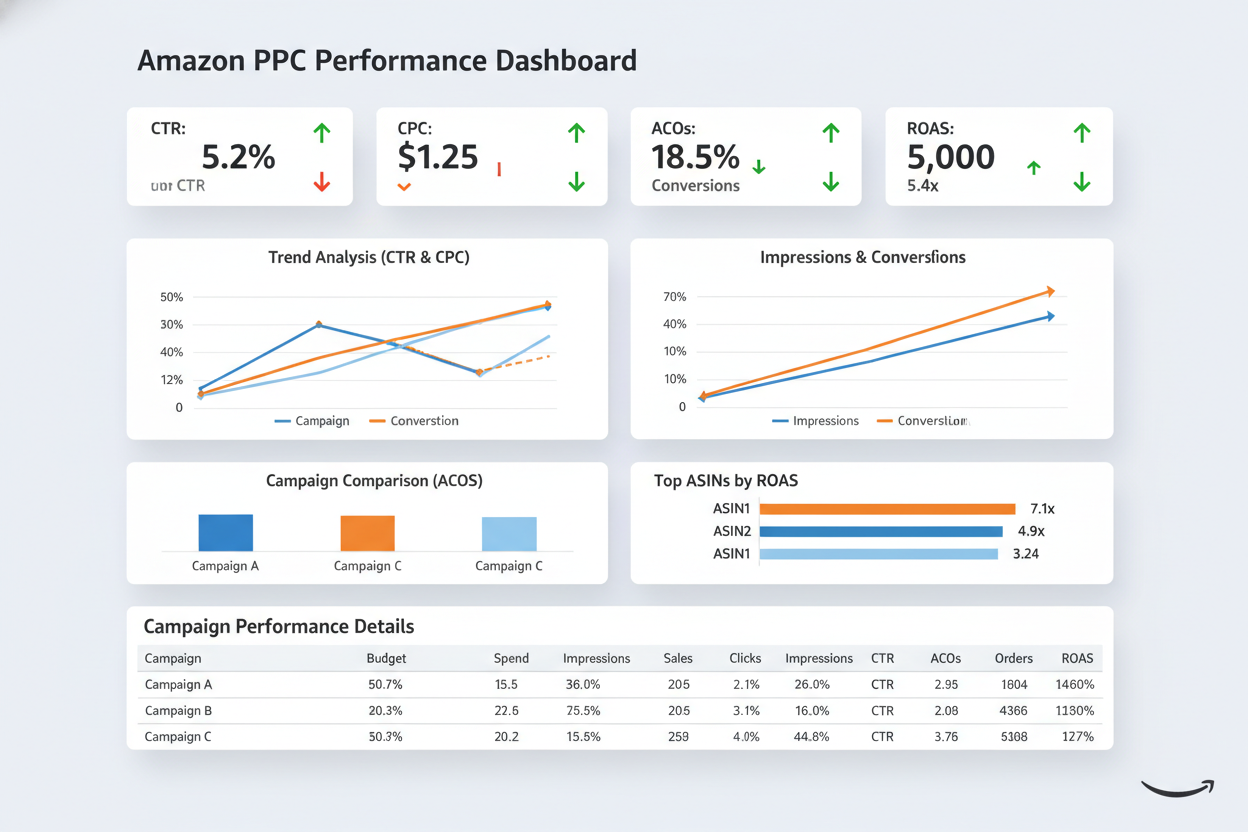Amazon pay per click performance 